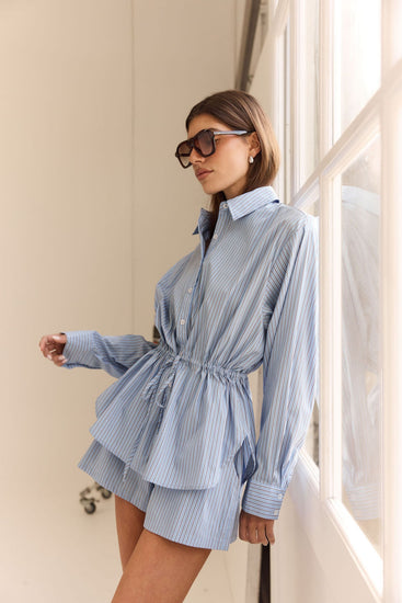 Belmont Shirt (Blue Stripe)