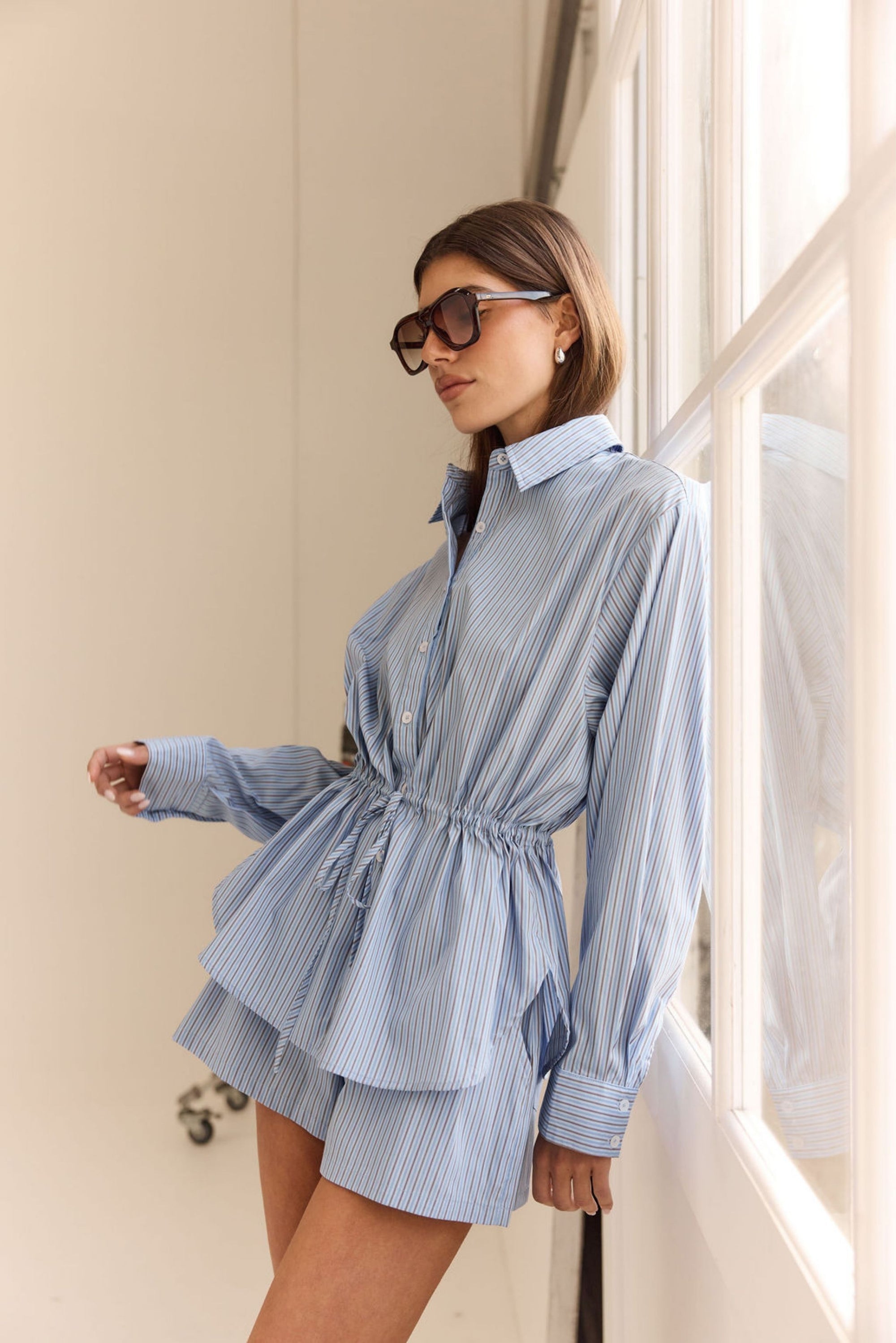 Belmont Shirt (Blue Stripe)