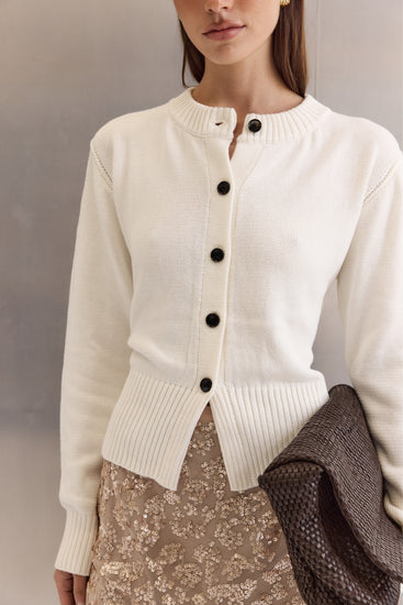 Dolly Knit Cardigan (Ivory)