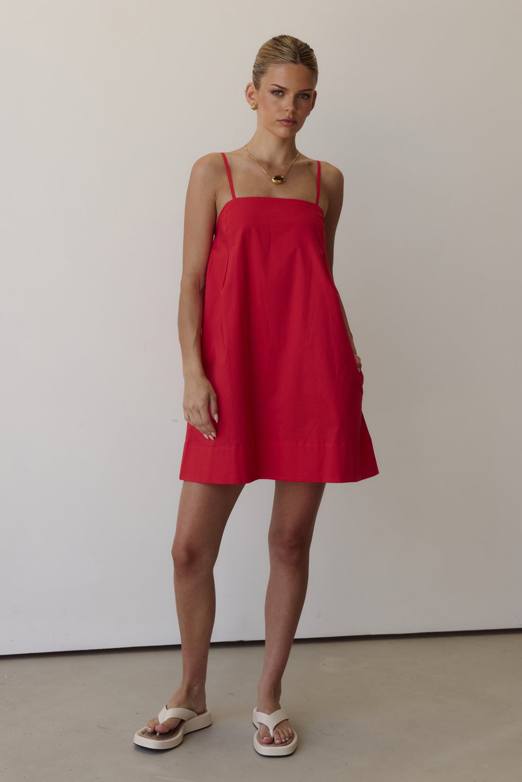 Bridget Mini Dress (Red)