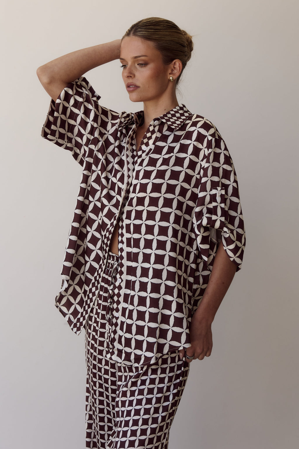 Alix Shirt (Chocolate)