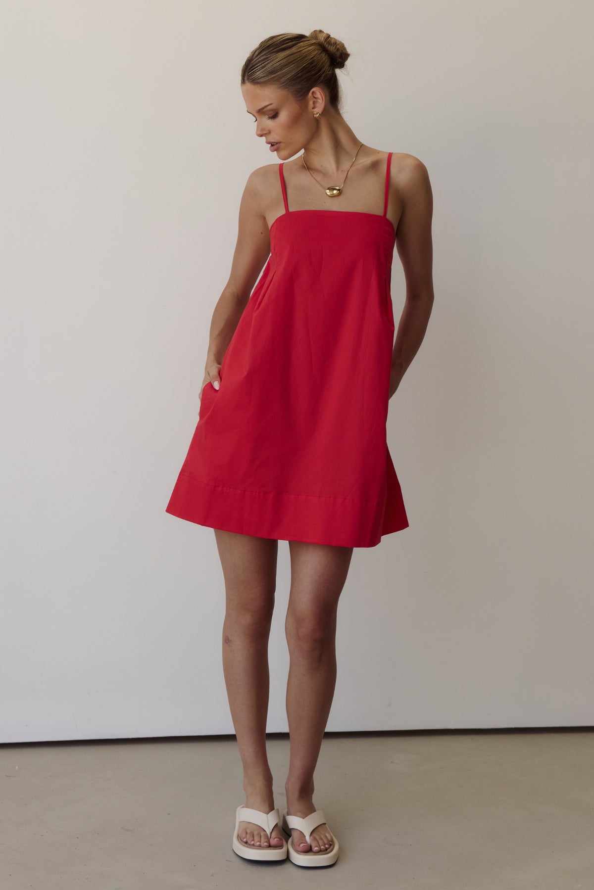 Bridget Mini Dress (Red)