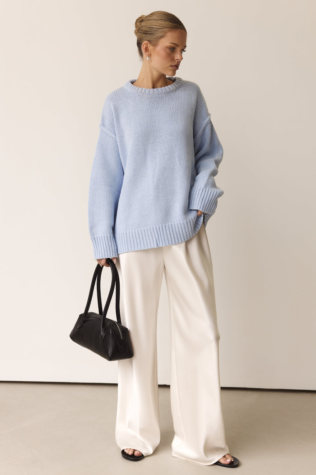Florence Knit Jumper (Powder Blue)