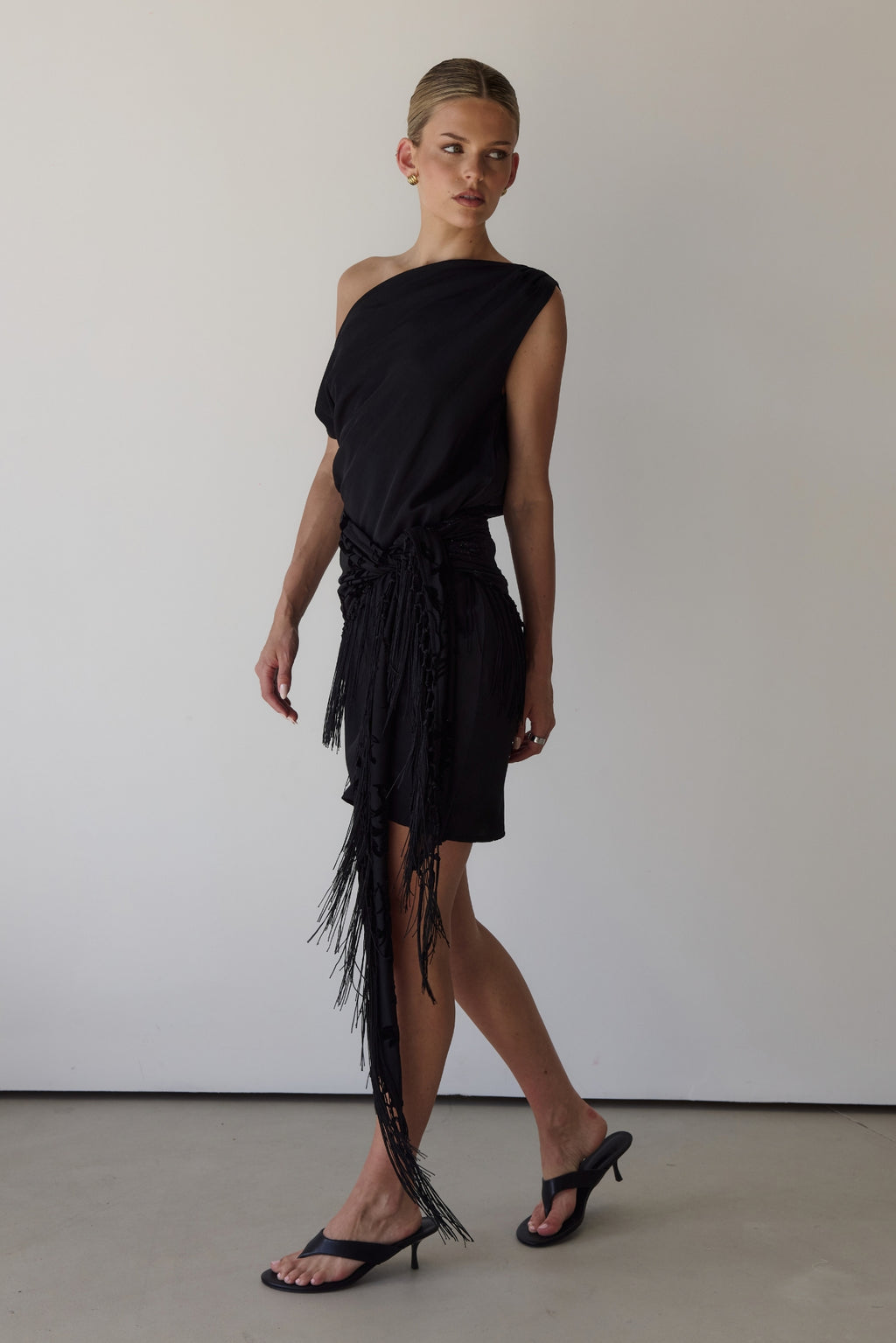Valencia Mini Dress (Black)