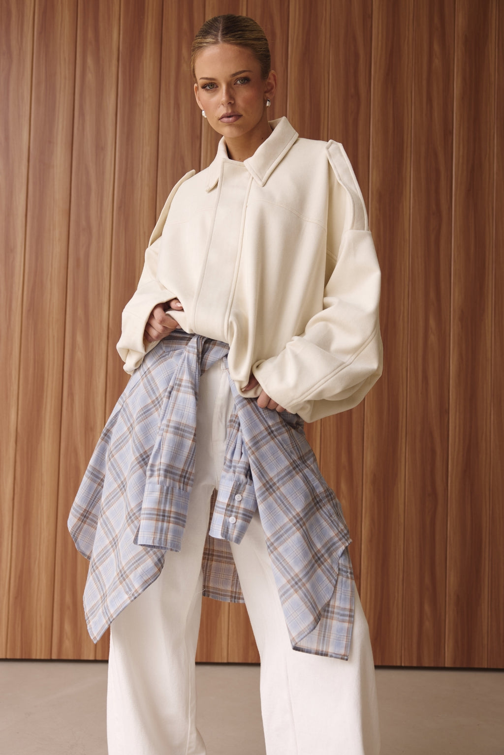 Ember Bomber Jacket (Cream)