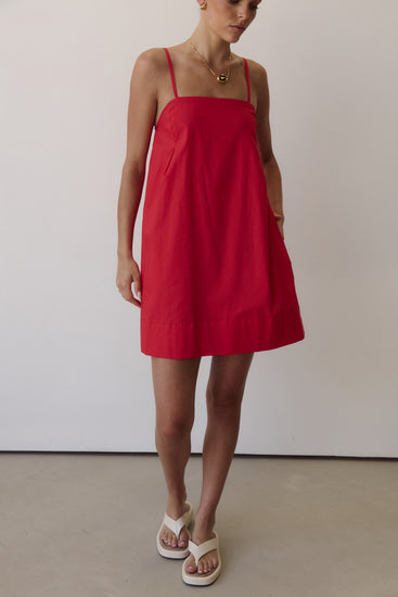 Bridget Mini Dress (Red)