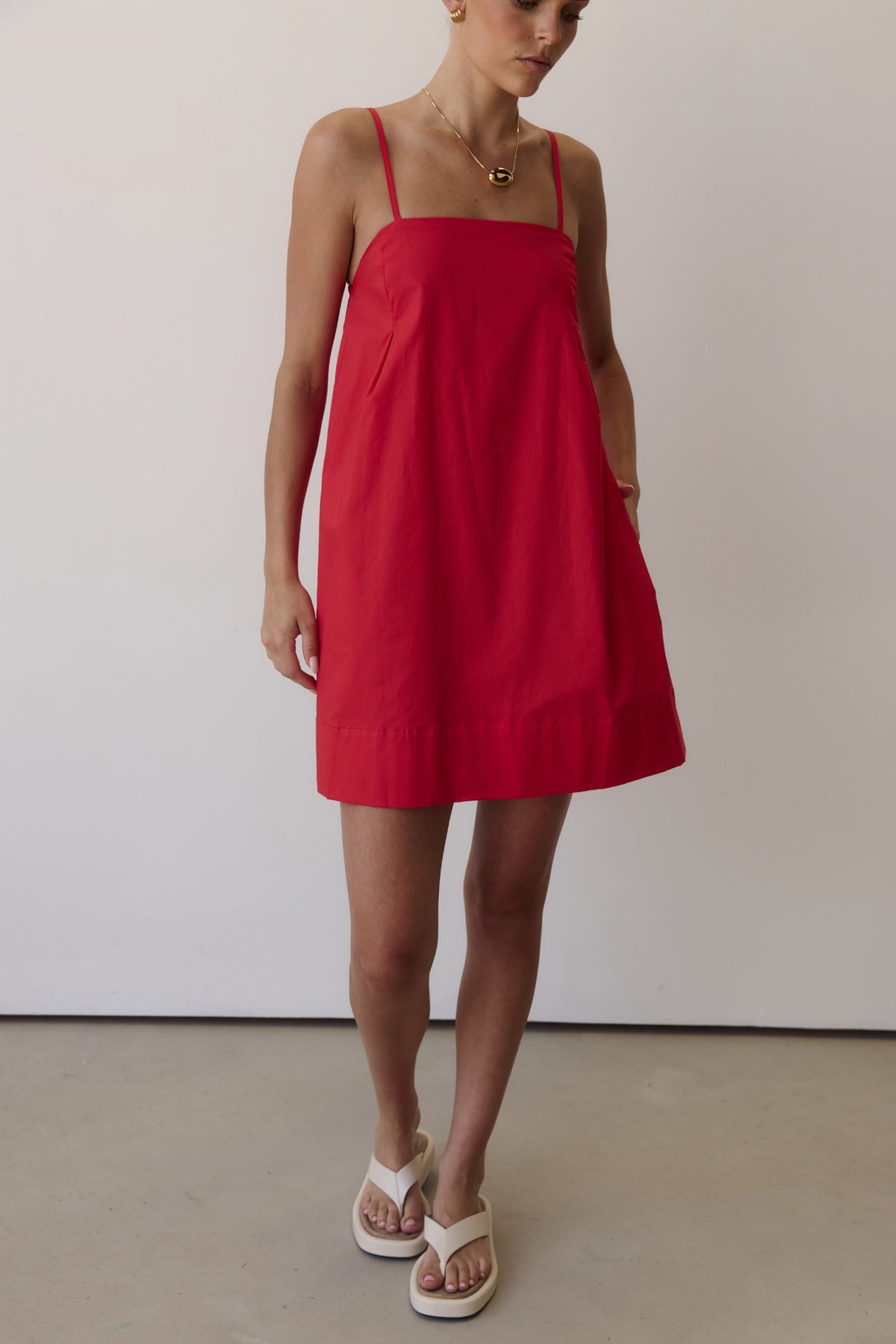 Bridget Mini Dress (Red)