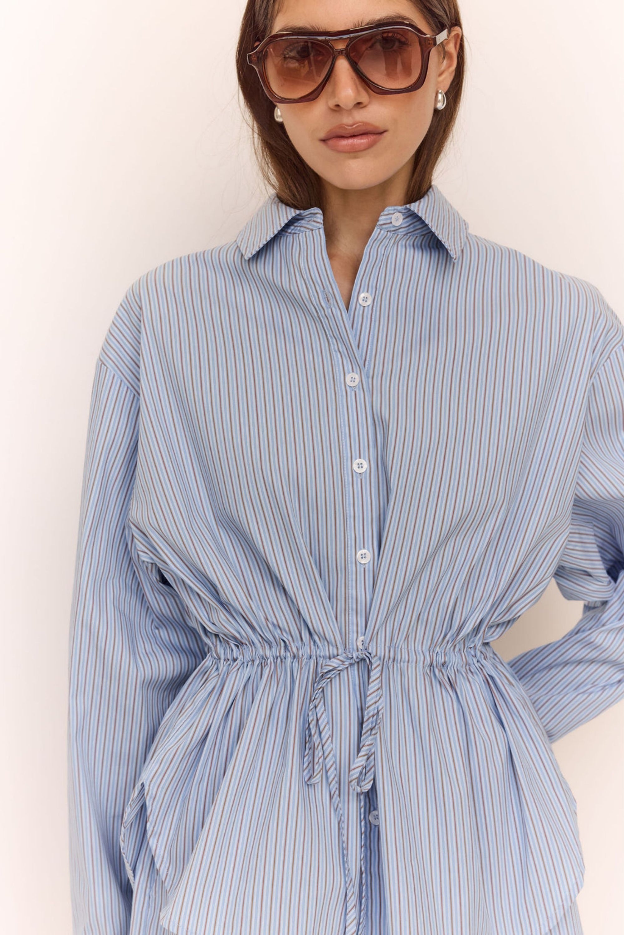 Belmont Shirt (Blue Stripe)