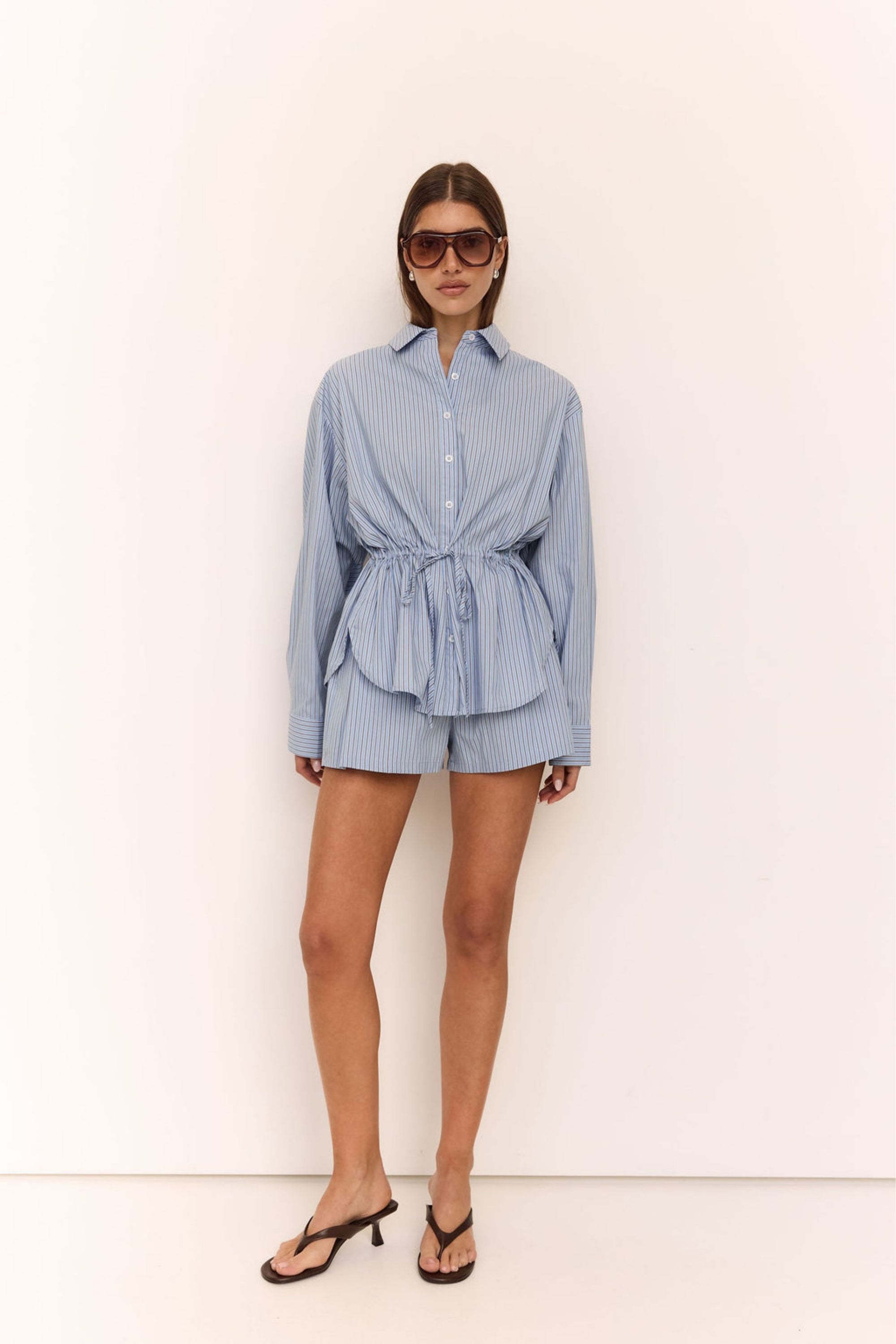 Belmont Shirt (Blue Stripe)