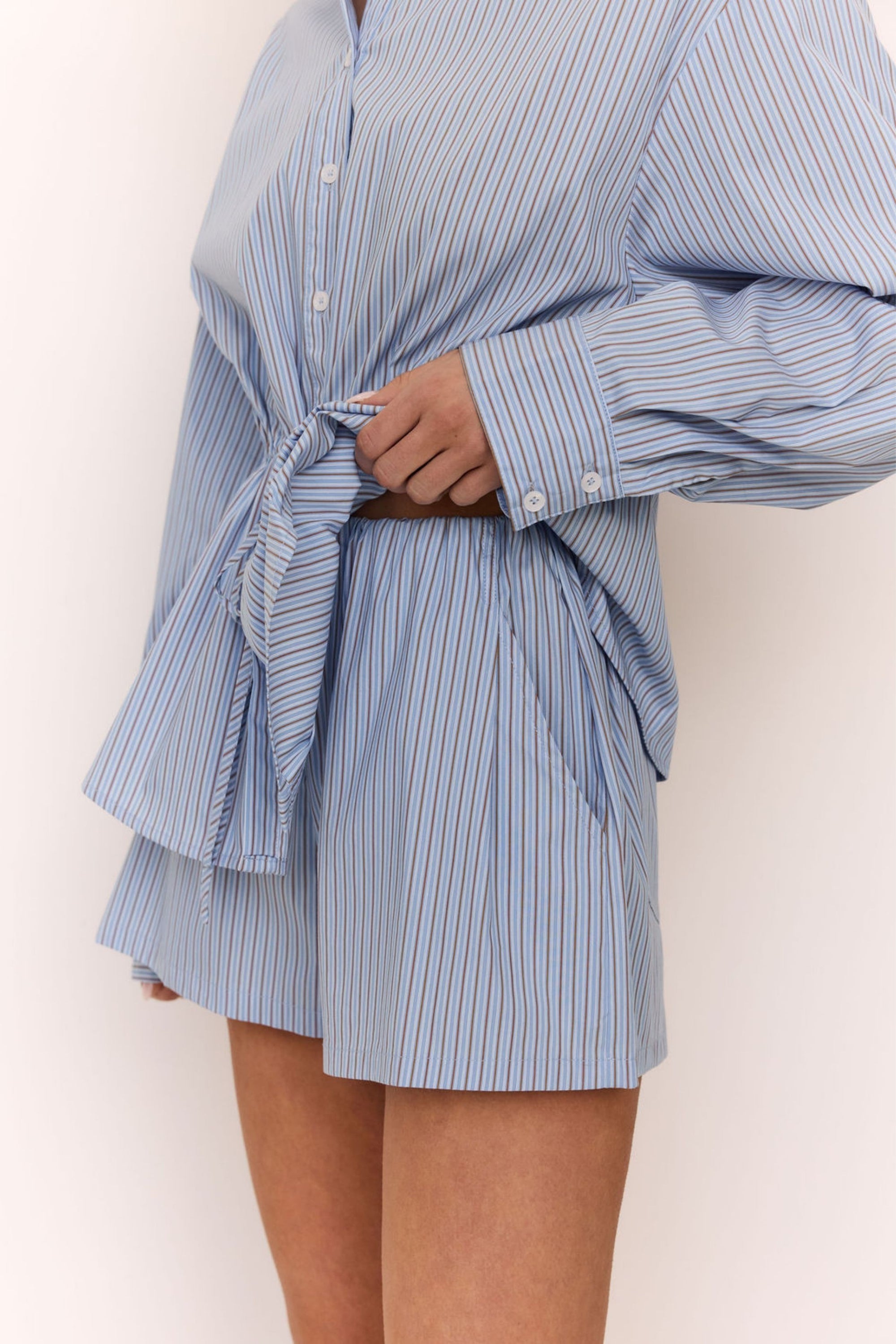 Belmont Short (Blue Stripe)