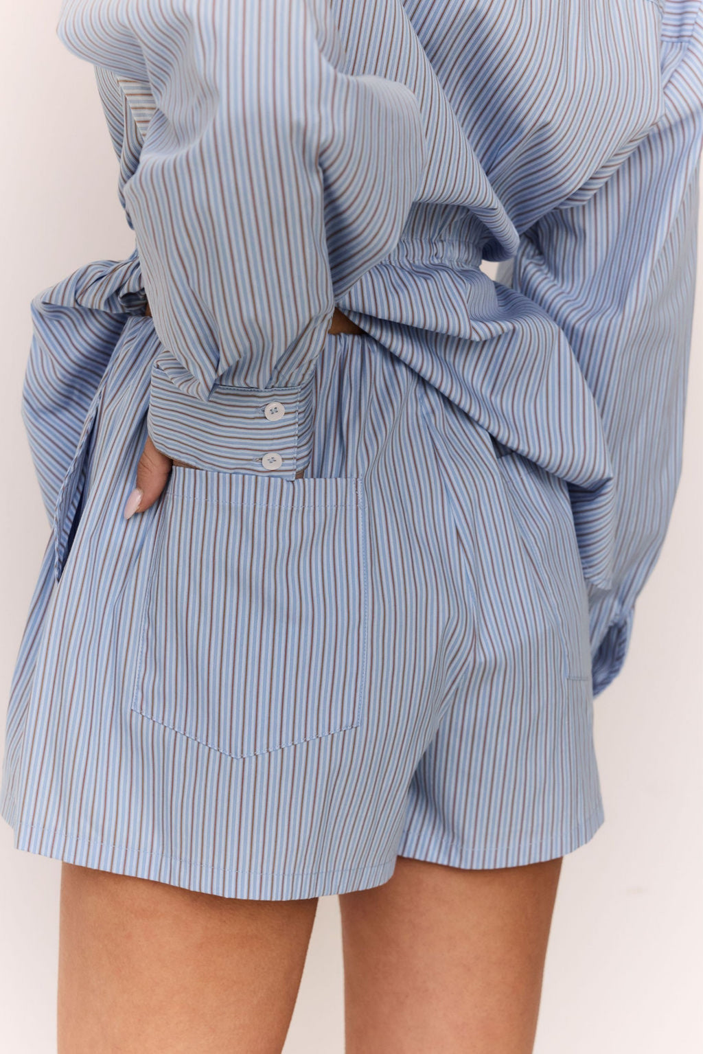 Belmont Short (Blue Stripe)