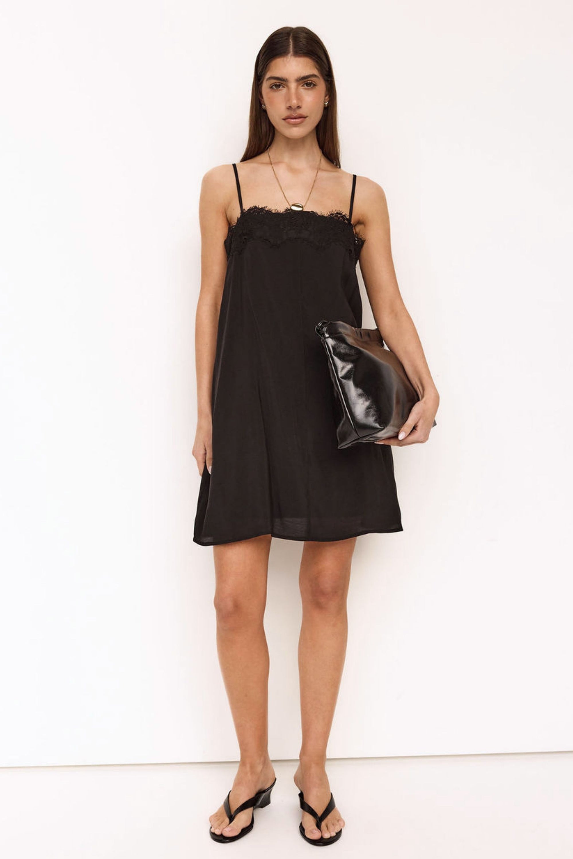 Esther Mini Dress (Black)