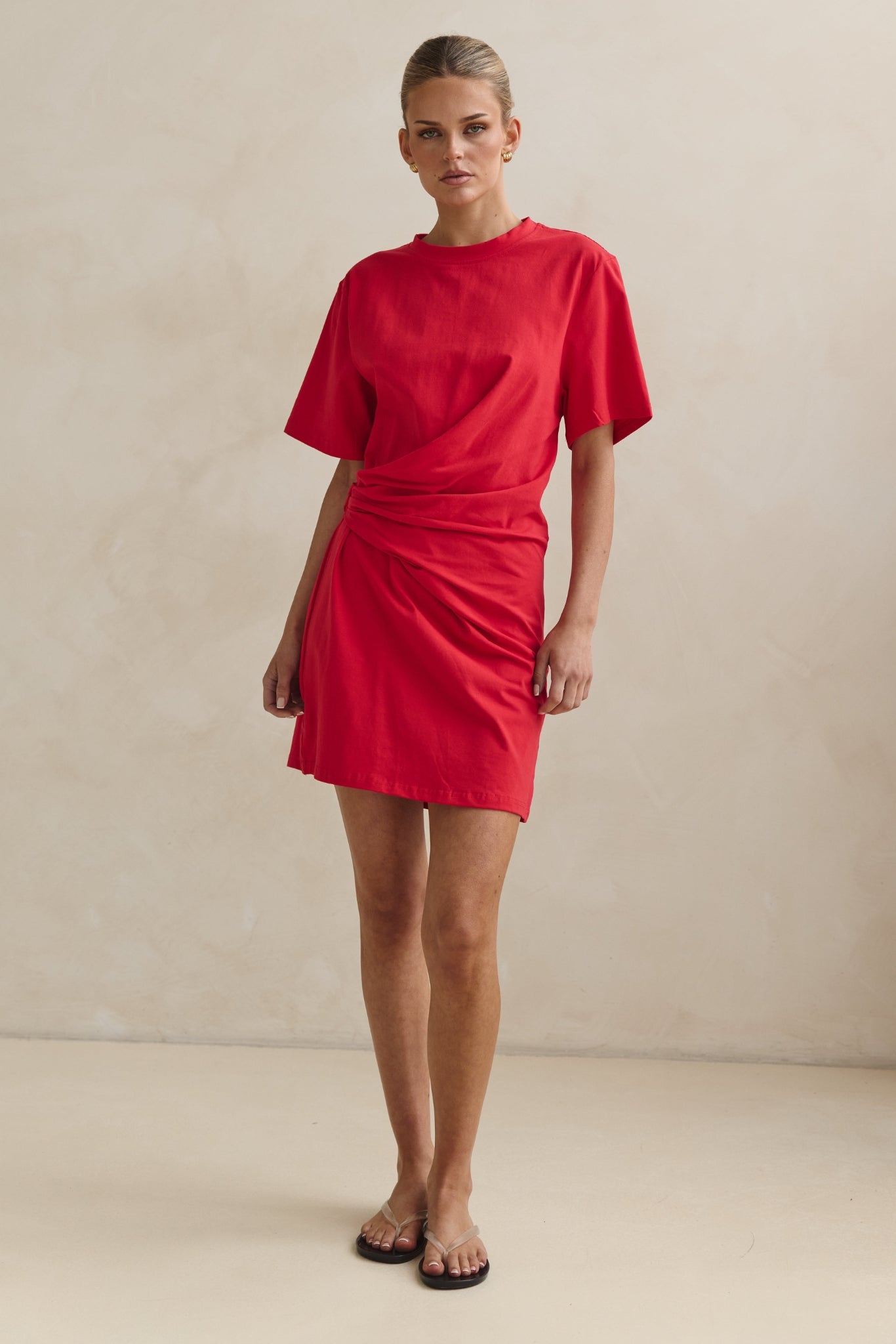 Celeste Mini Dress (Red)