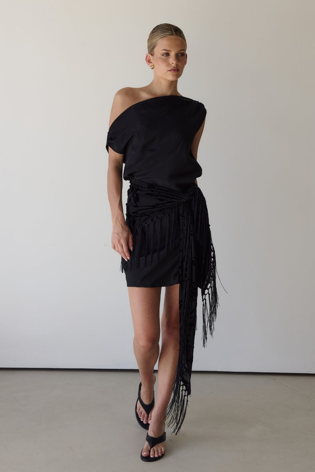 Valencia Mini Dress (Black)
