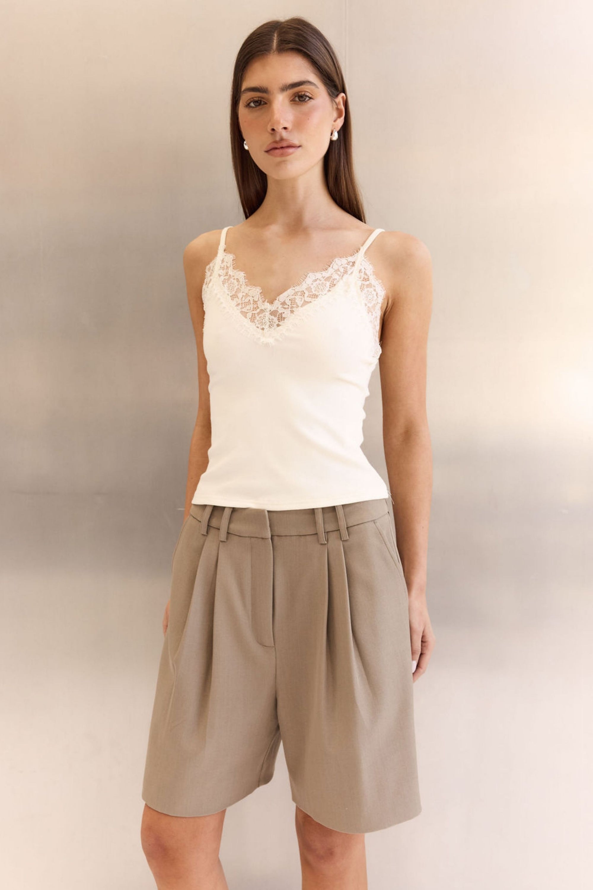 Fleur Cami (Cream)