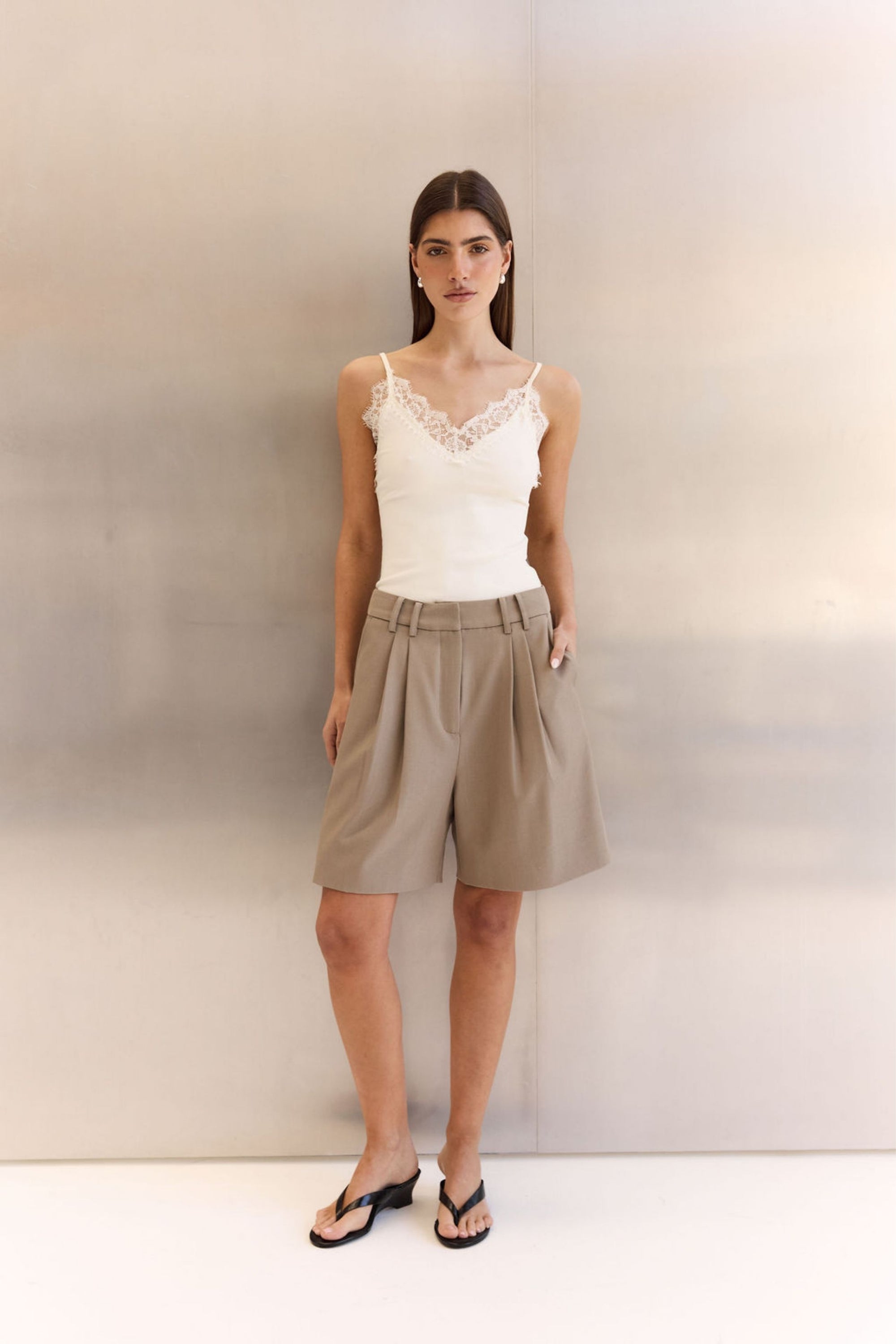 Fleur Cami (Cream)