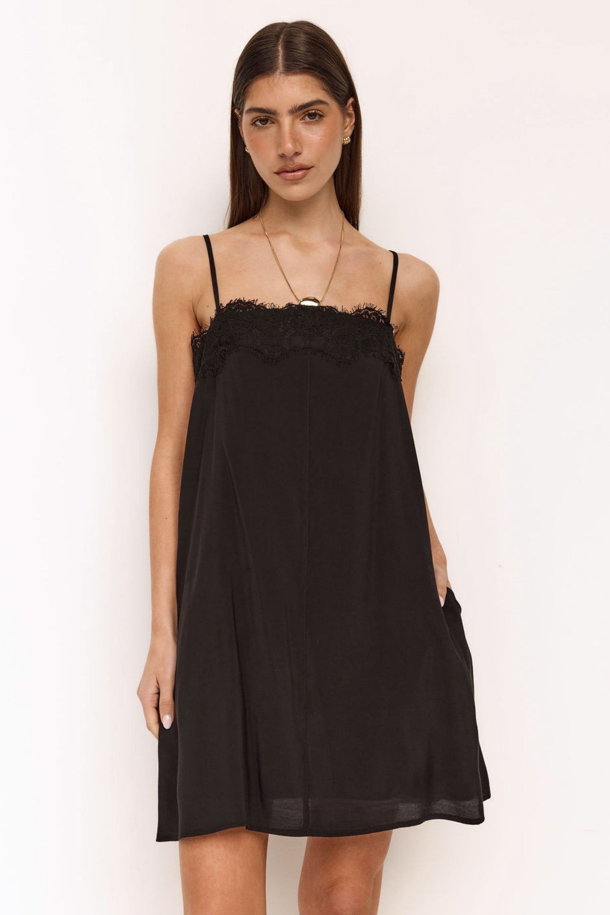 Esther Mini Dress (Black)
