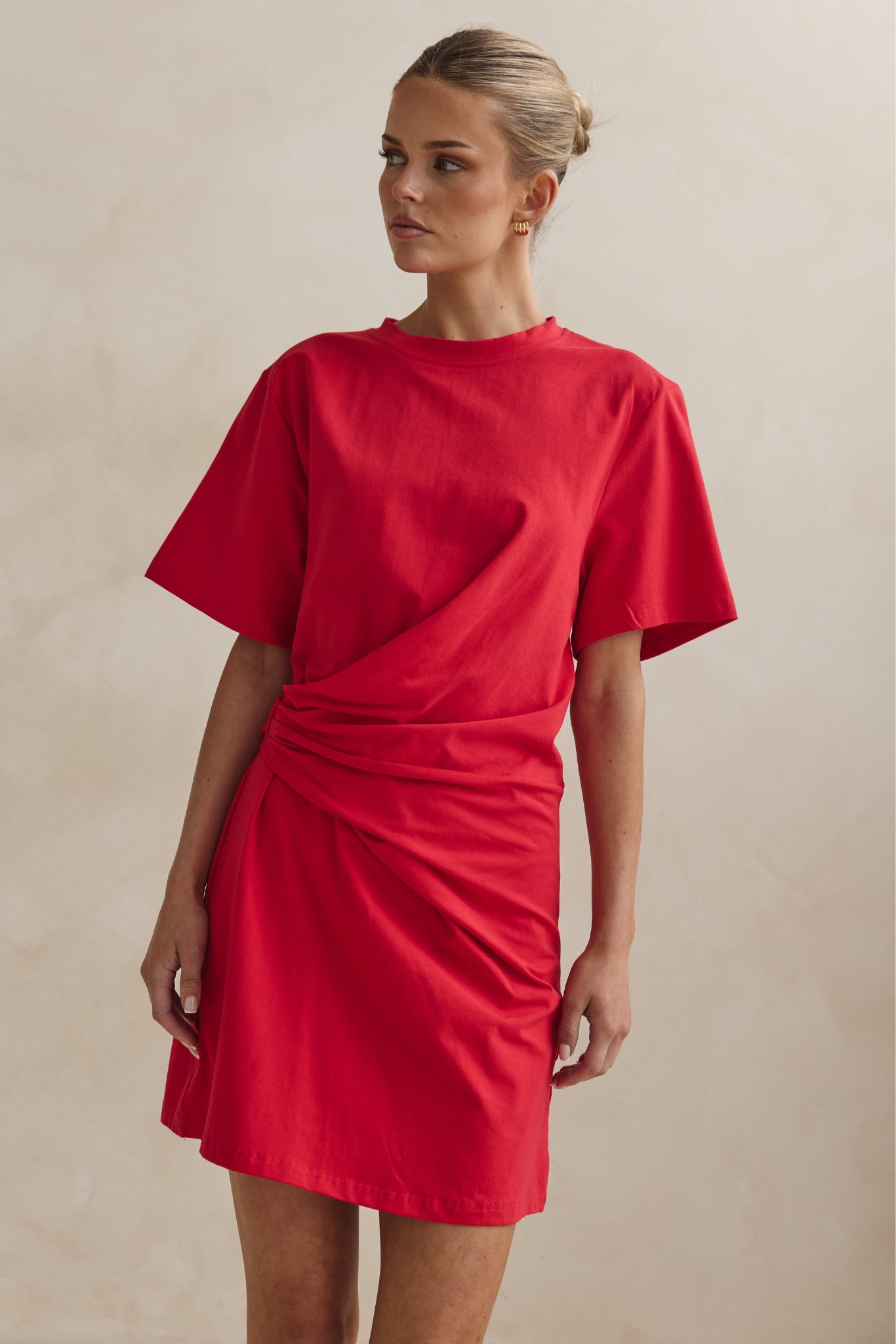 Celeste Mini Dress (Red)