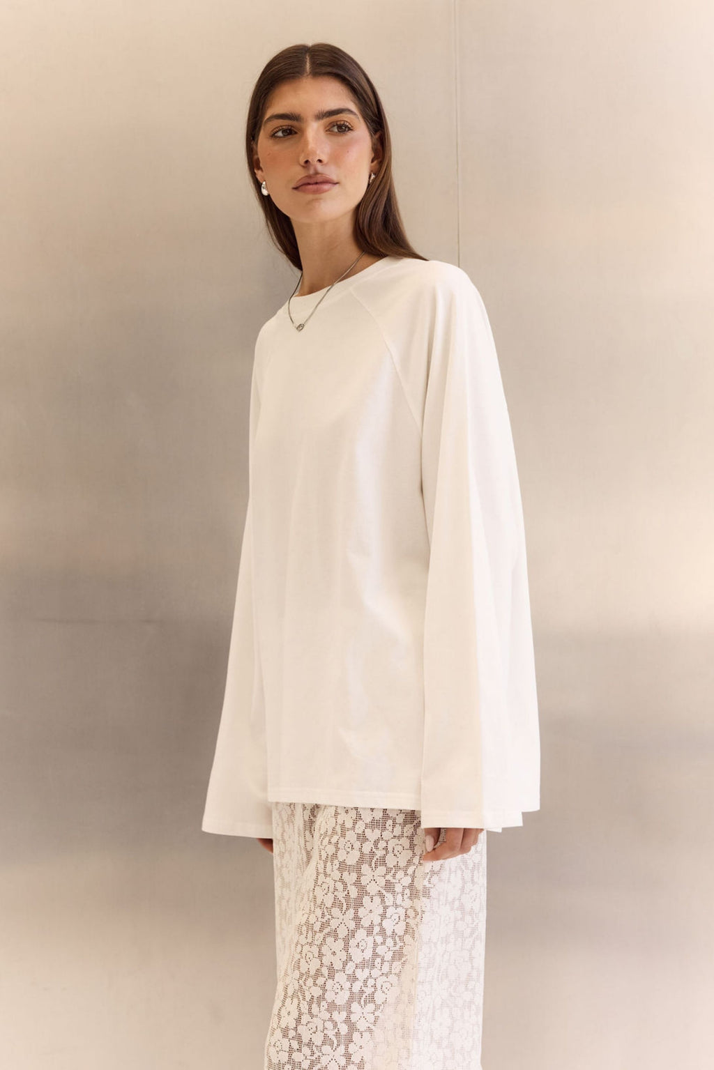 Levi Long Sleeve Tee (White)