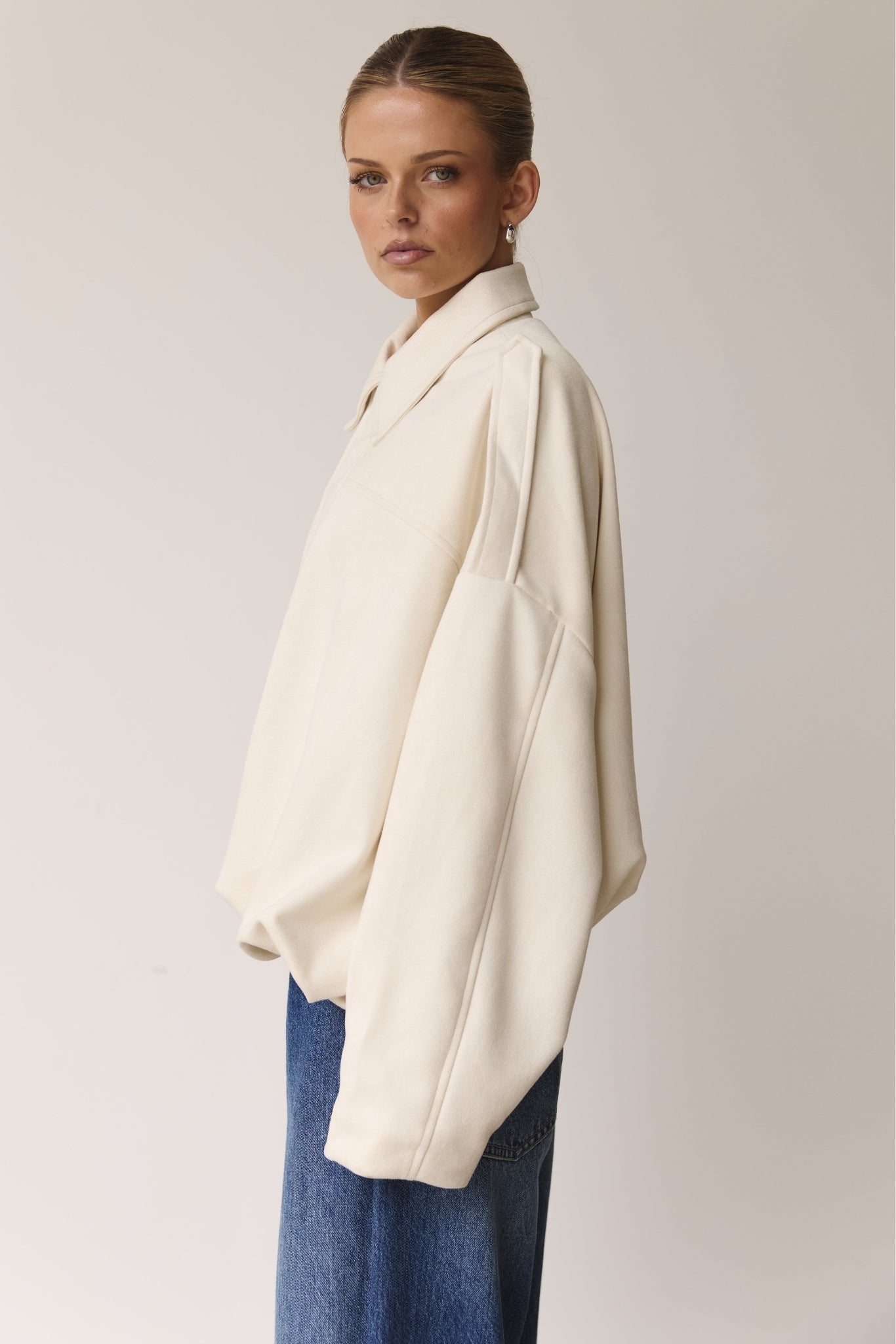 Ember Bomber Jacket (Cream)