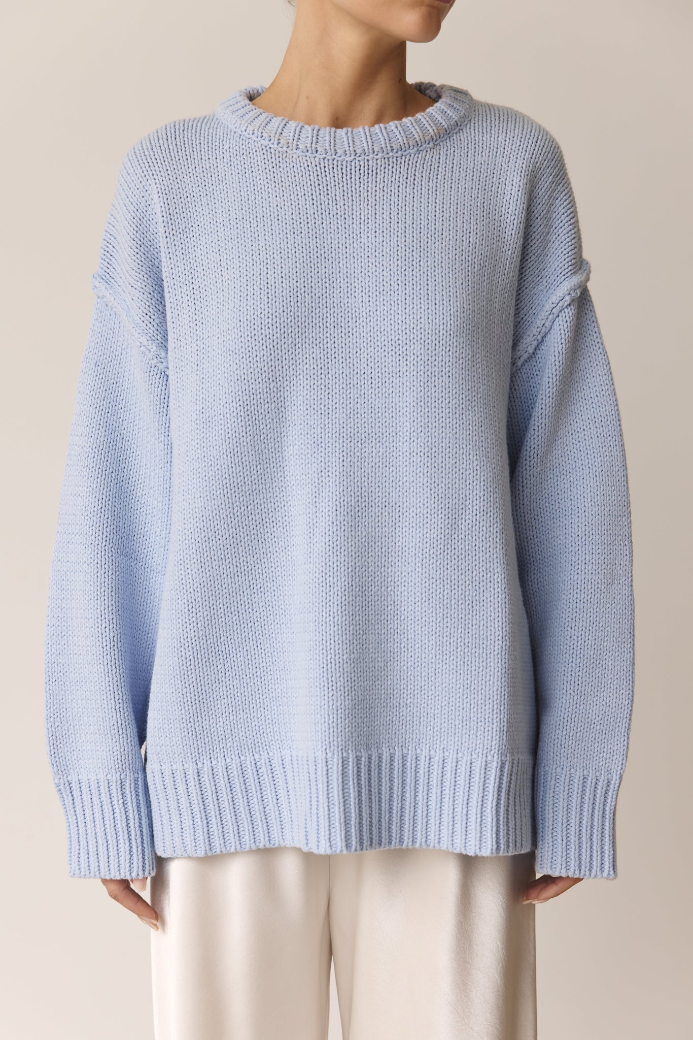 Florence Knit Jumper (Powder Blue)