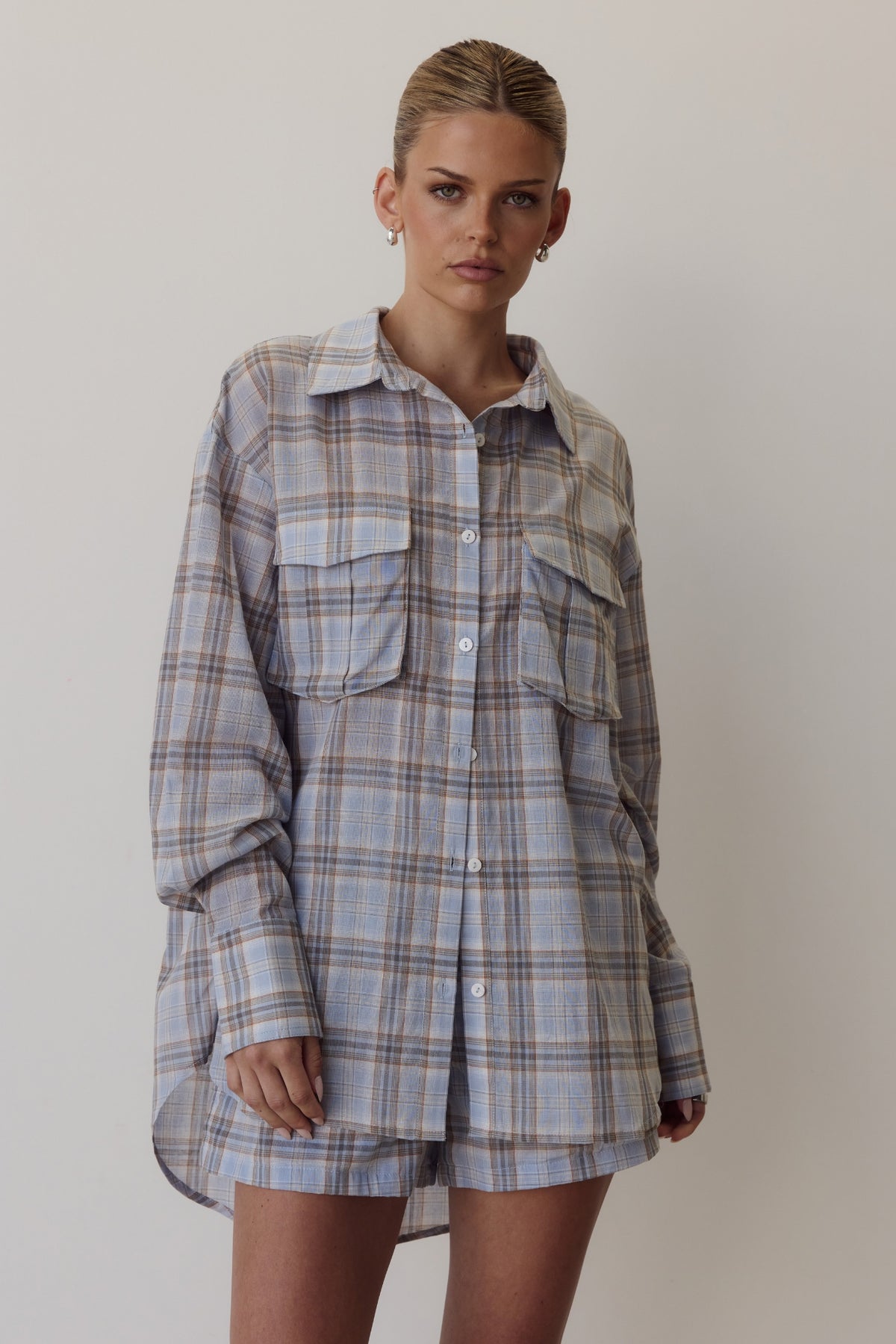 Esme Shirt (Blue Plaid)
