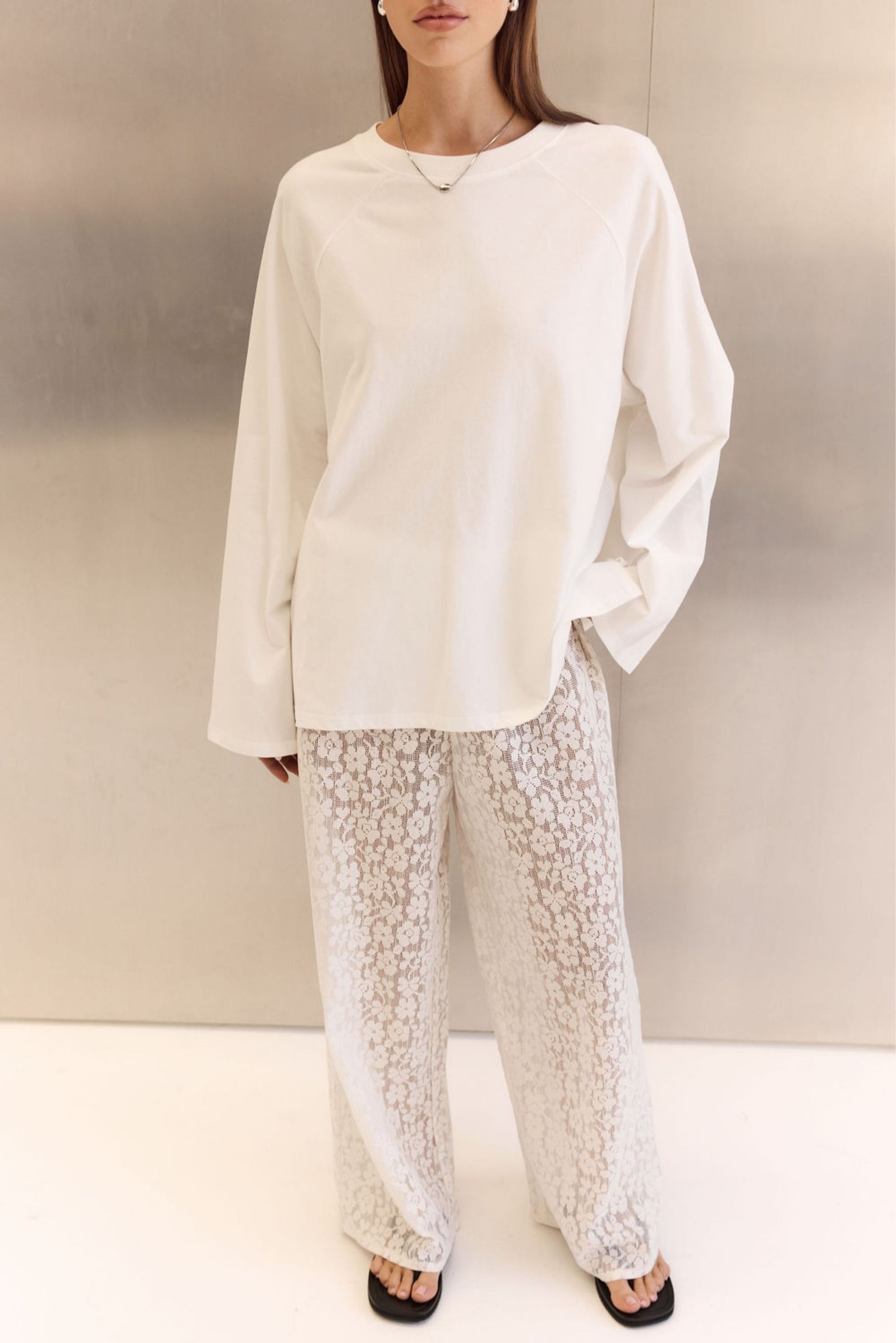 Levi Long Sleeve Tee (White)