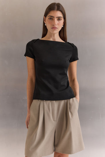 Arden Modal Blend Top (Black)
