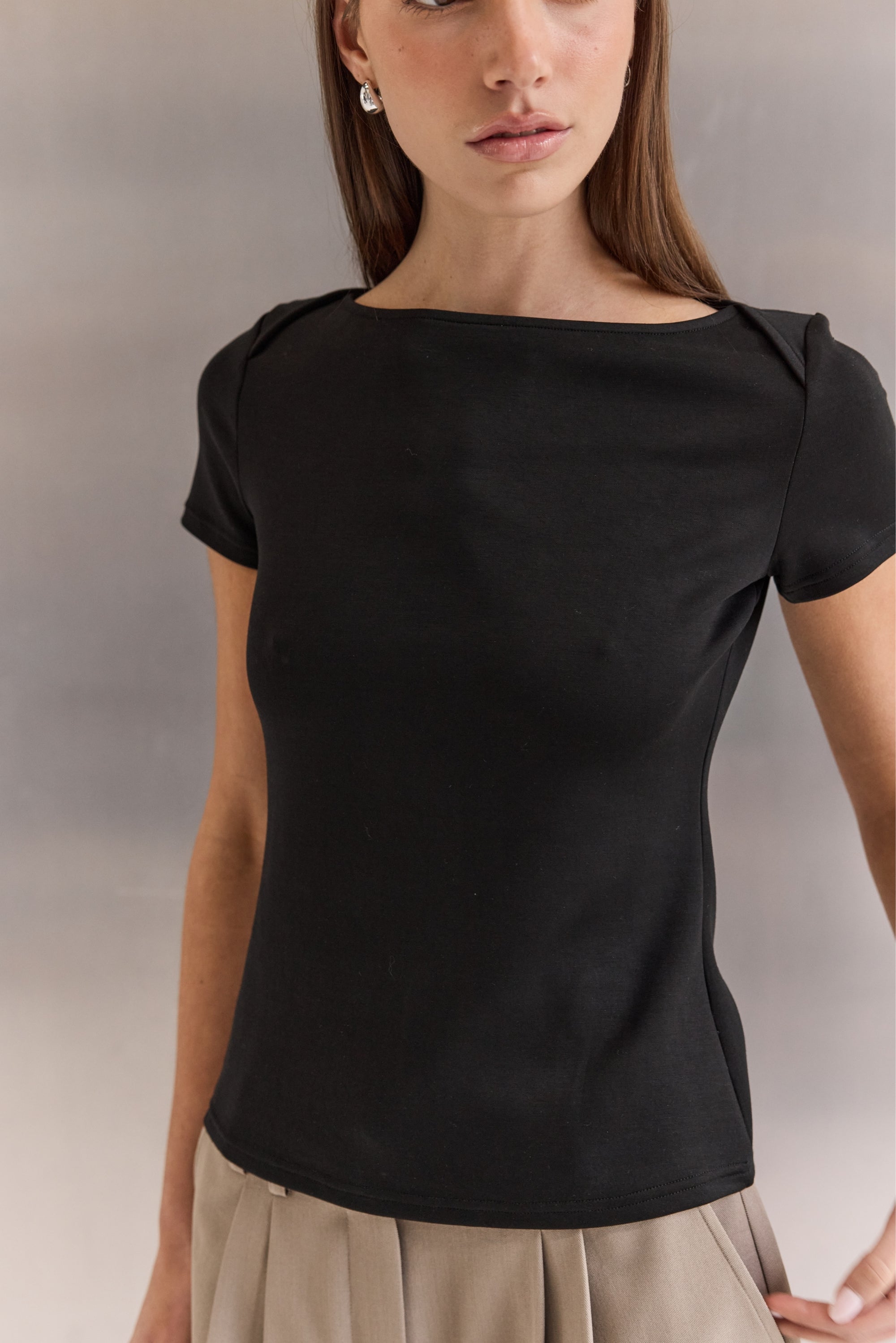 Arden Modal Blend Top (Black)