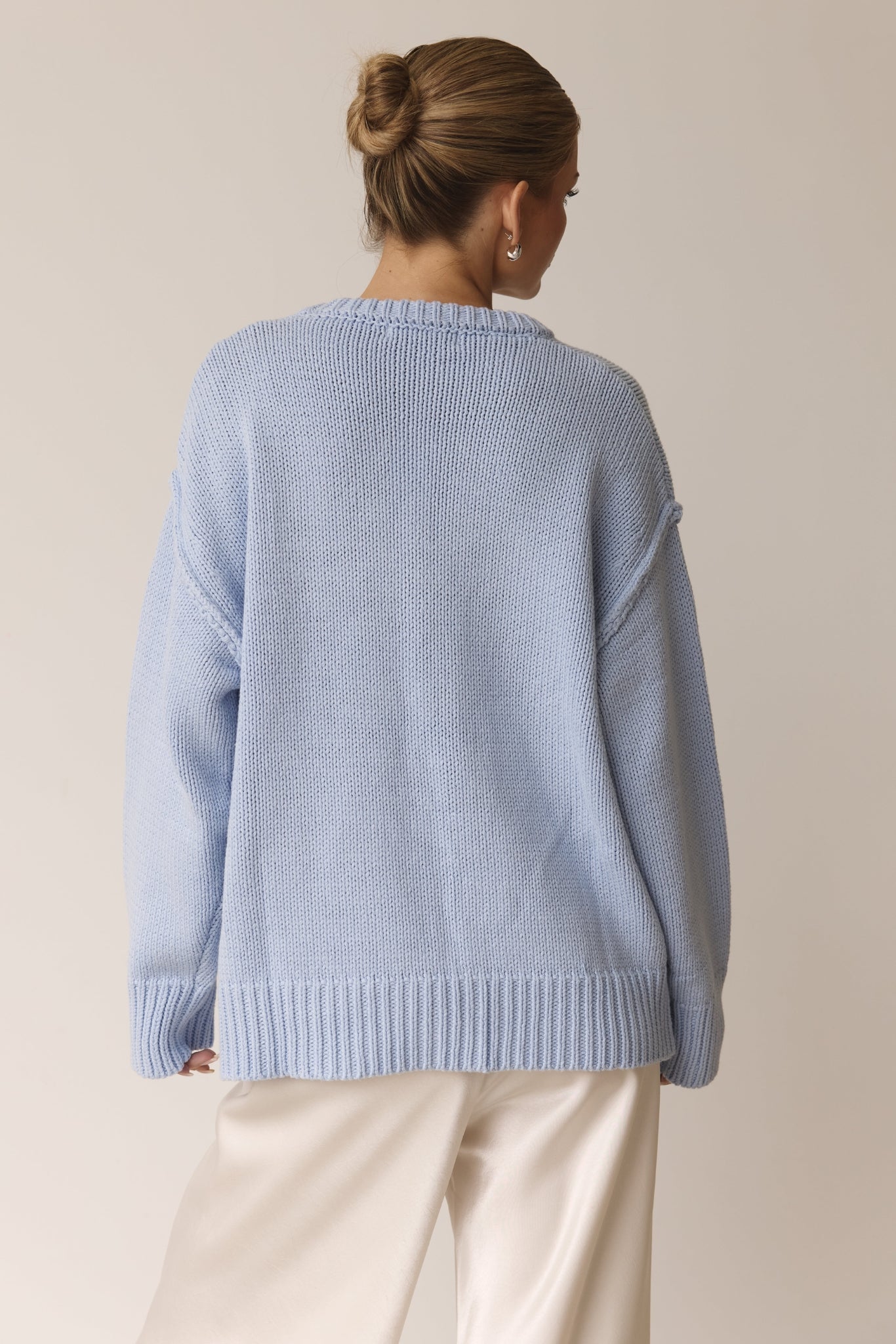 Florence Knit Jumper (Powder Blue)