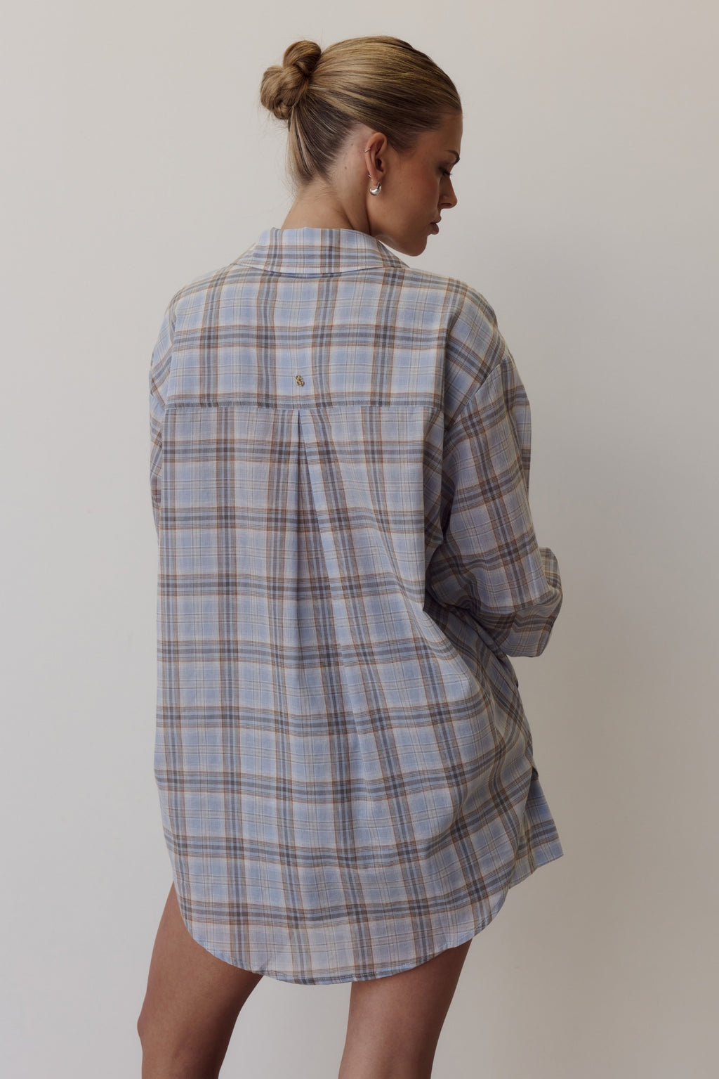 Esme Shirt (Blue Plaid)
