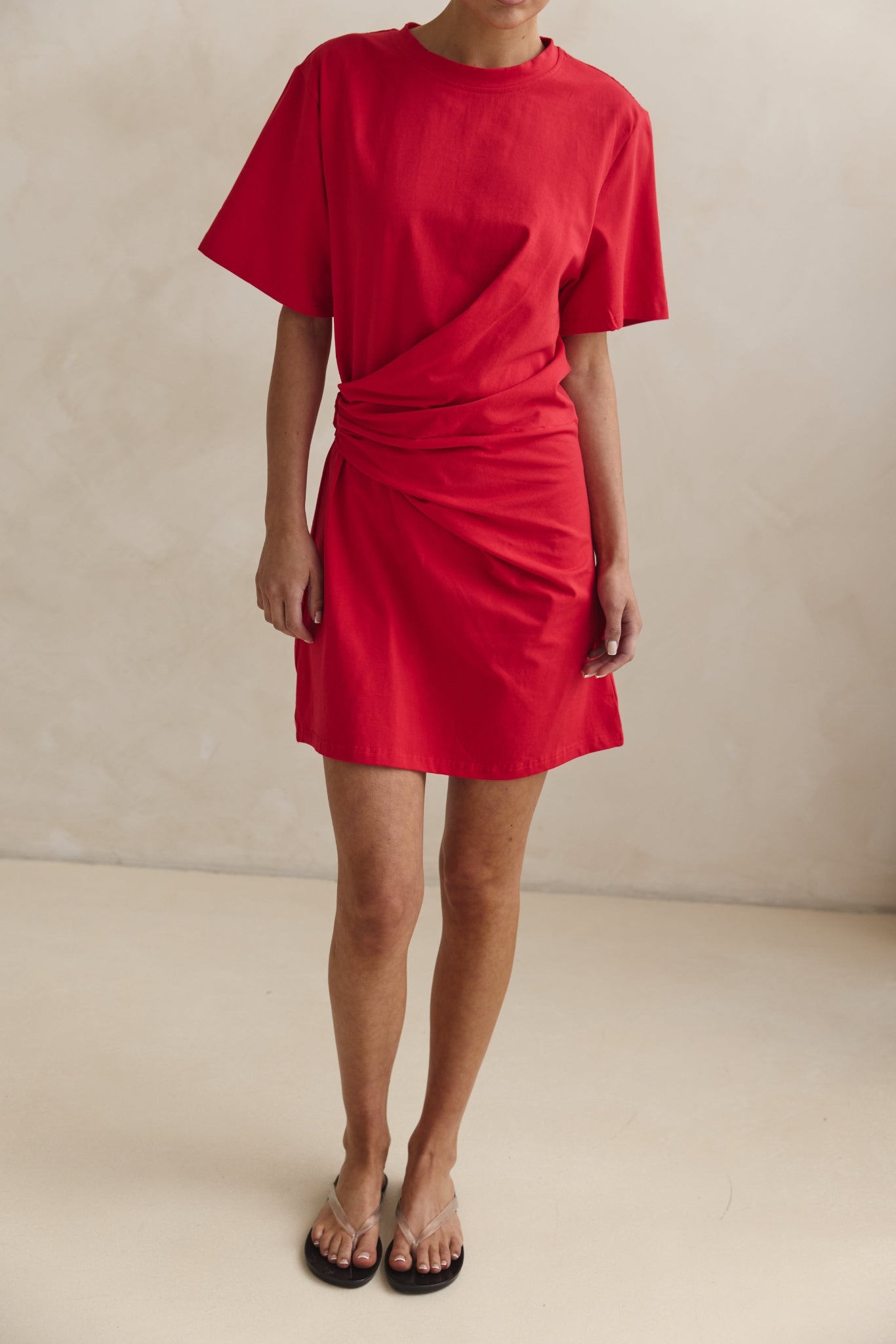 Celeste Mini Dress (Red)