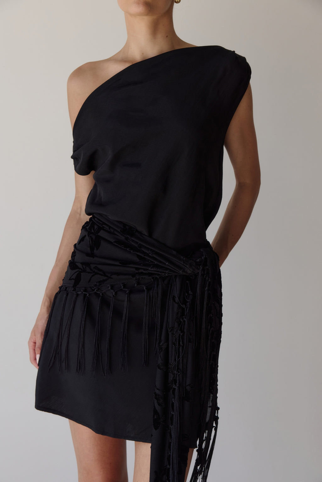 Valencia Mini Dress (Black)