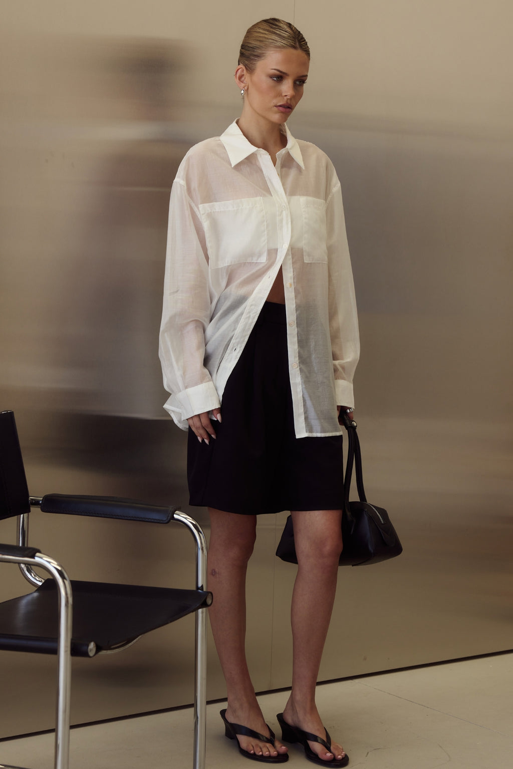 Wynn Sheer Shirt (White)