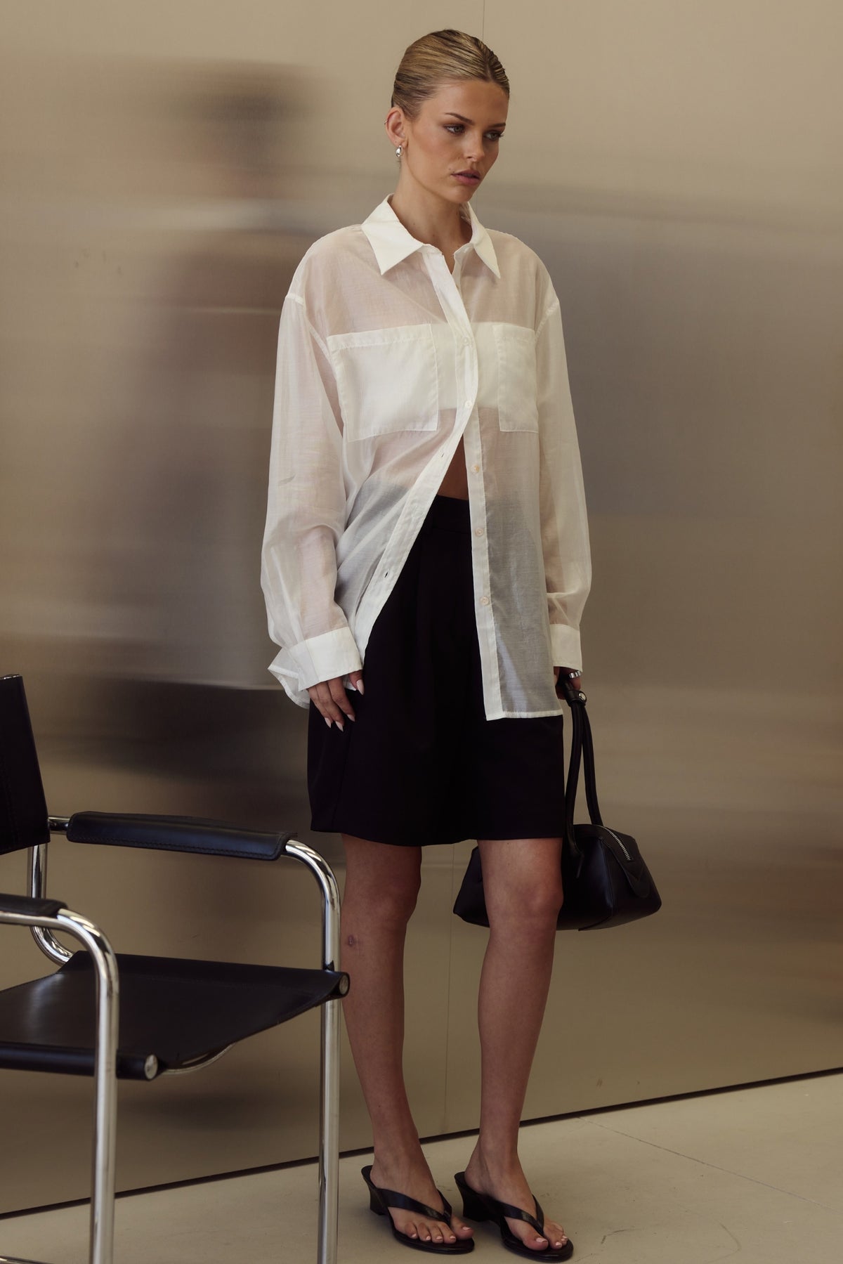 Wynn Sheer Shirt (White)