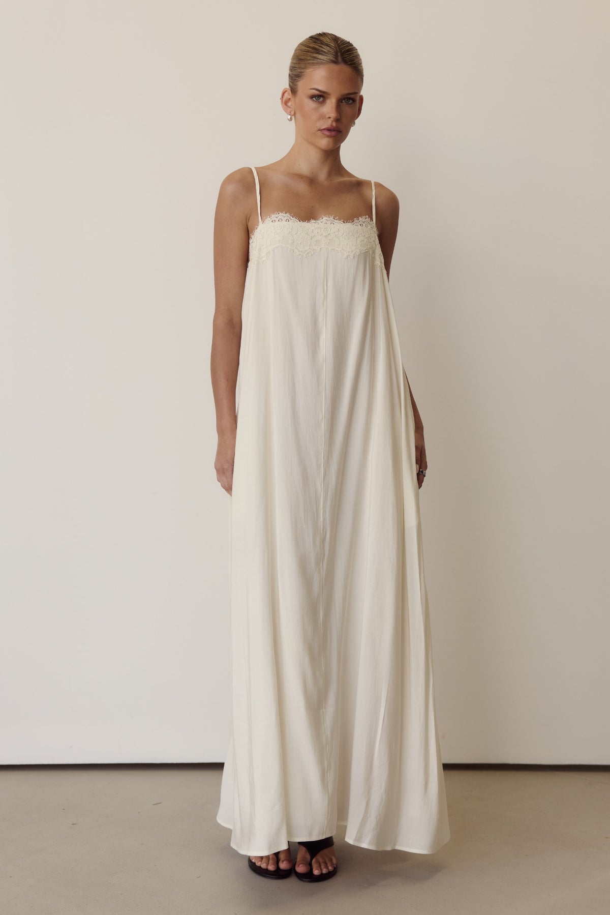 Esther Maxi Dress (Cream)