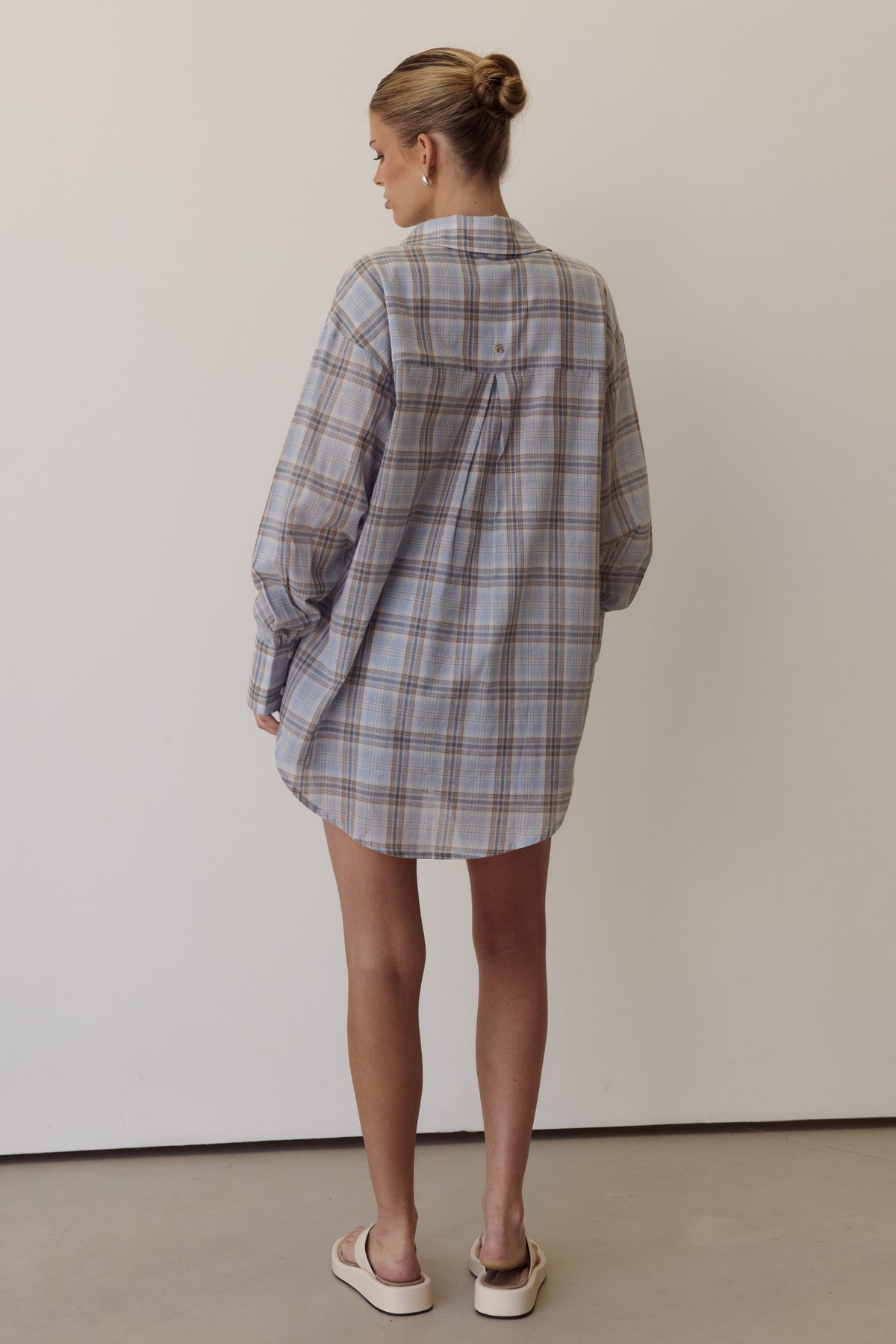 Esme Short (Blue Plaid)