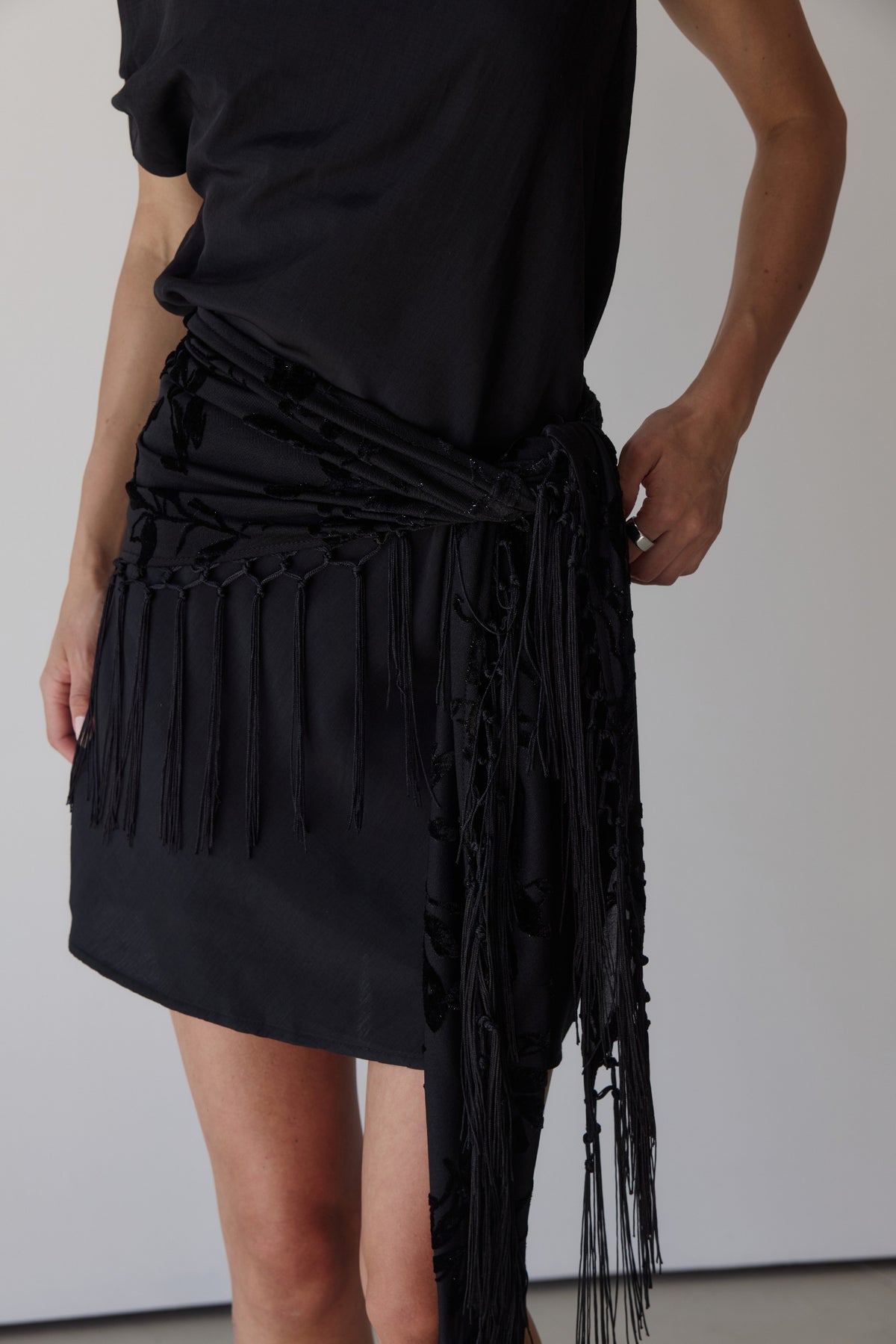 Valencia Mini Dress (Black)