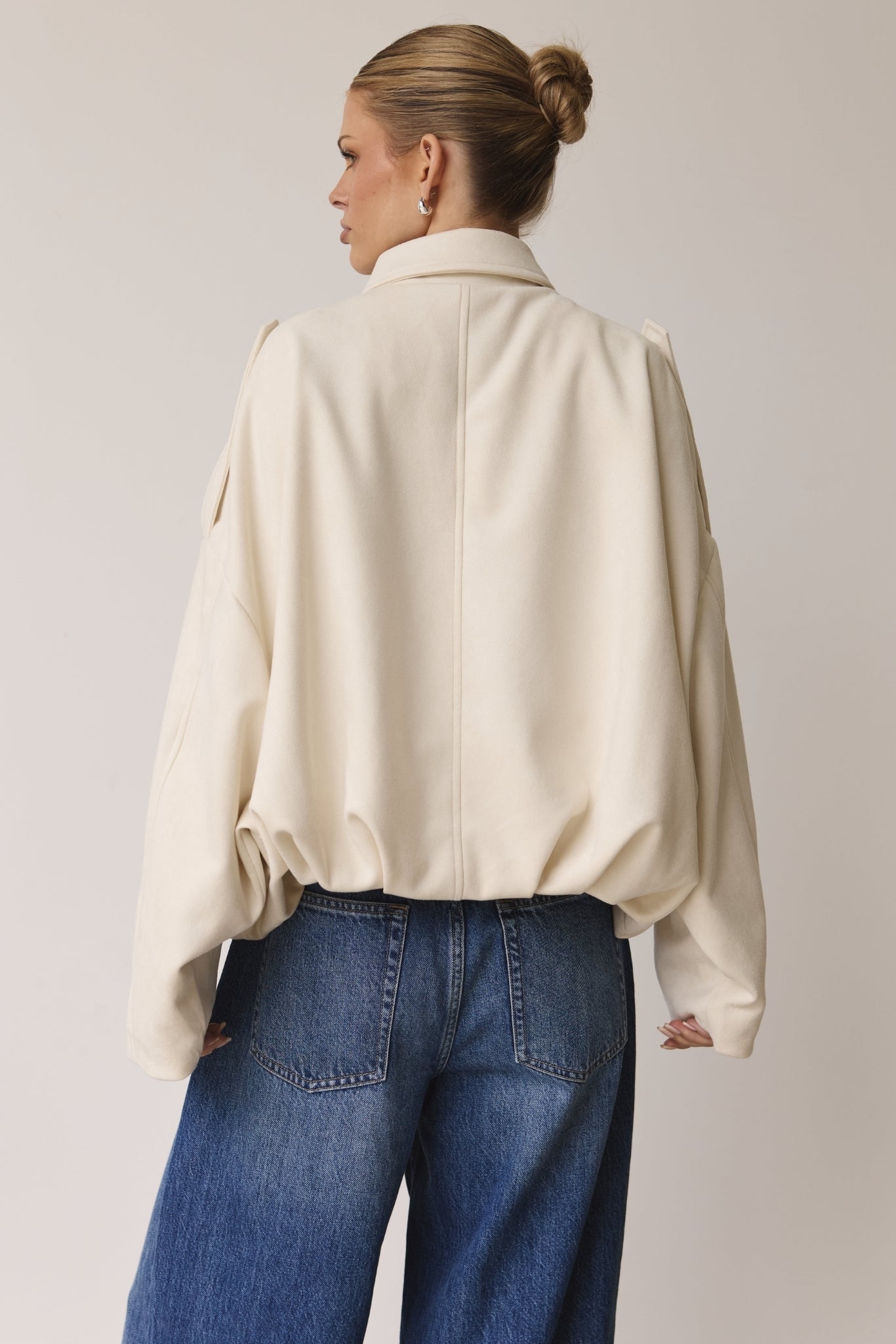 Ember Bomber Jacket (Cream)