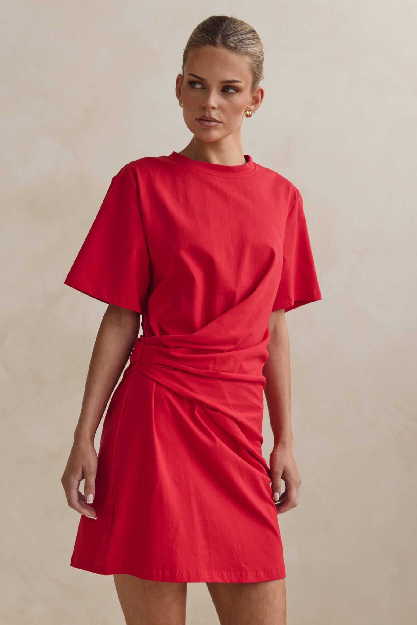 Celeste Mini Dress (Red)