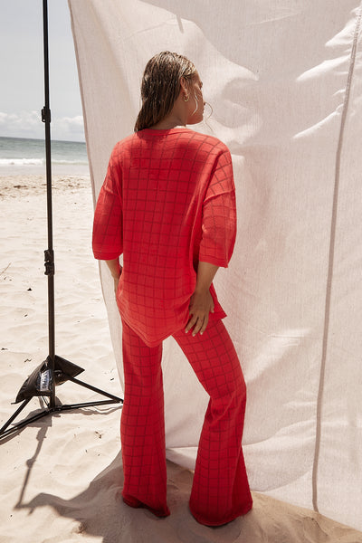 Aime Knit Pants (Red)