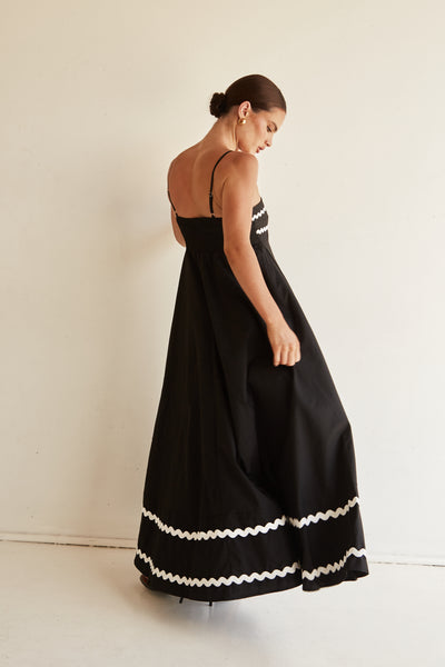Noa Maxi Dress (Black)