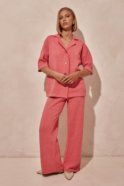 Viola Knit Pant (Pink)