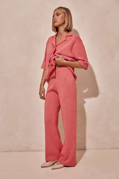 Viola Knit Pant (Pink)