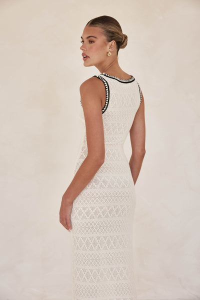 Kamila Midi Dress (Cream)