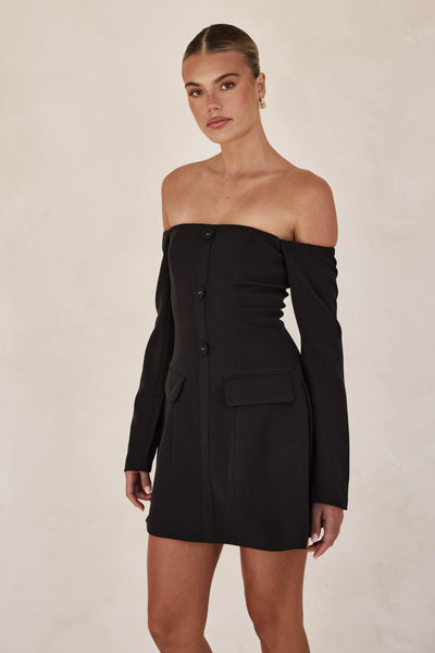 Luna Mini Dress (Black)