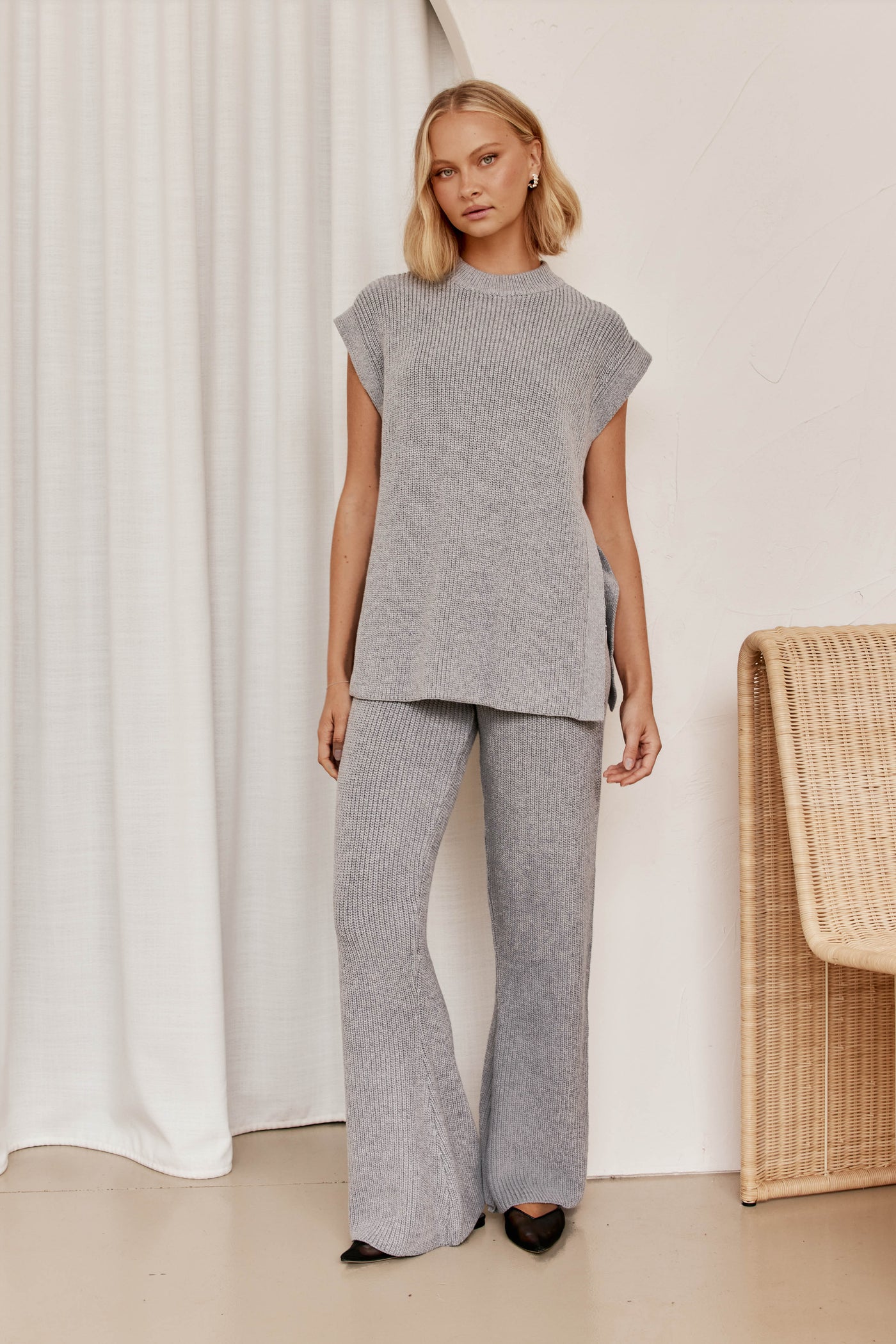 Finn Knit Pant (Grey)