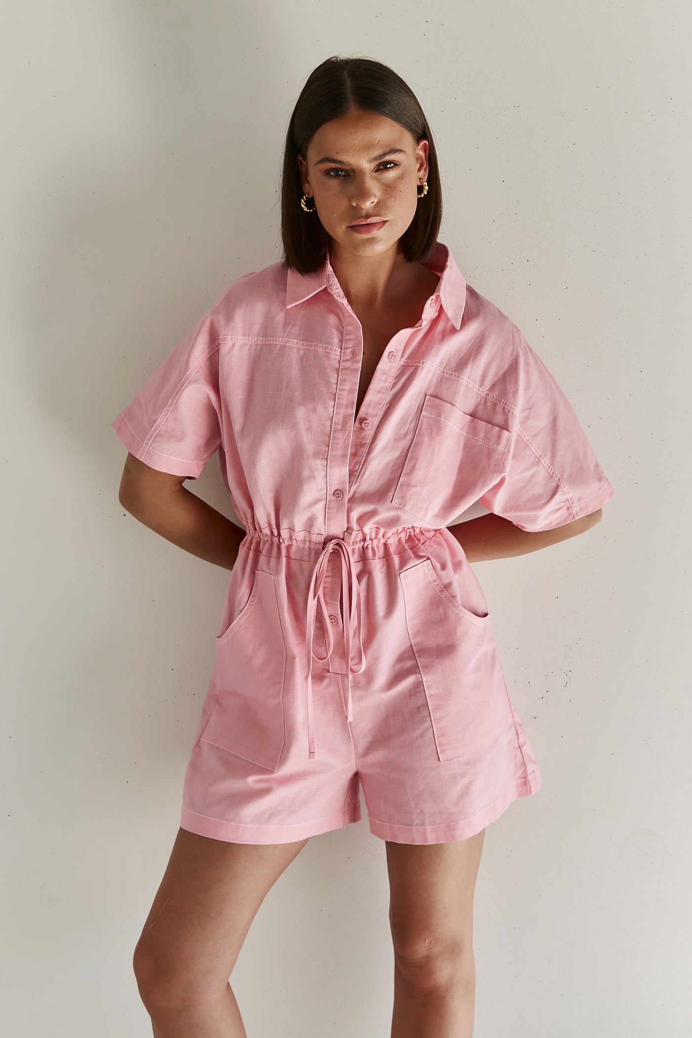 Nelle Playsuit (Pink)