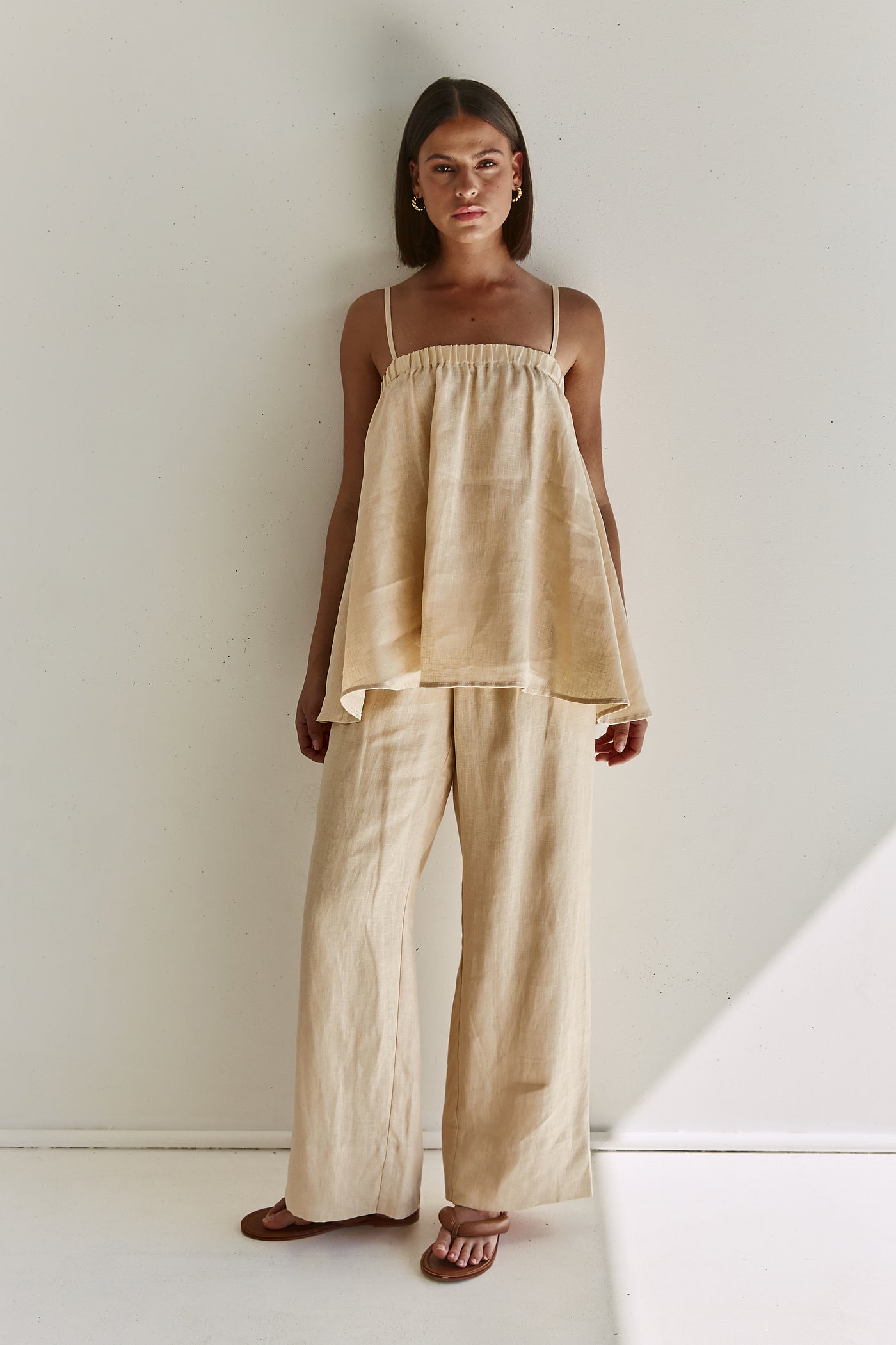 Irie Linen Pant (Beige)