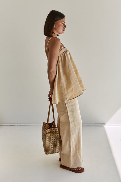 Irie Linen Pant (Beige)